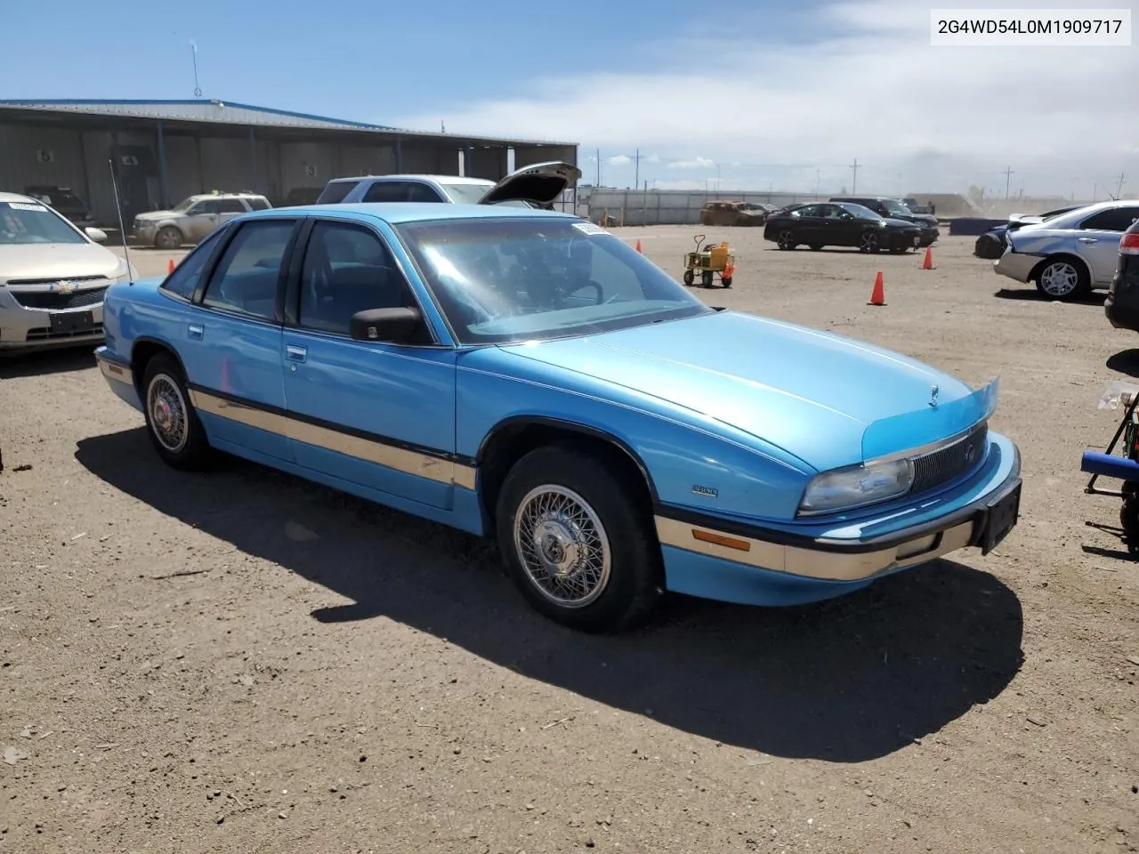 1991 Buick Regal Limited VIN: 2G4WD54L0M1909717 Lot: 53600694