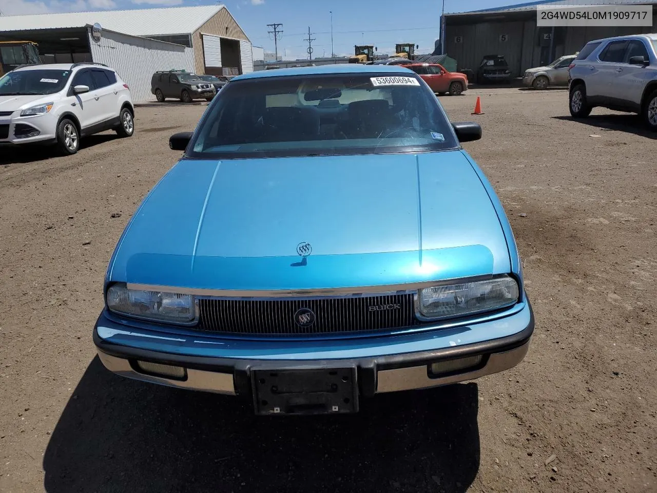 1991 Buick Regal Limited VIN: 2G4WD54L0M1909717 Lot: 53600694