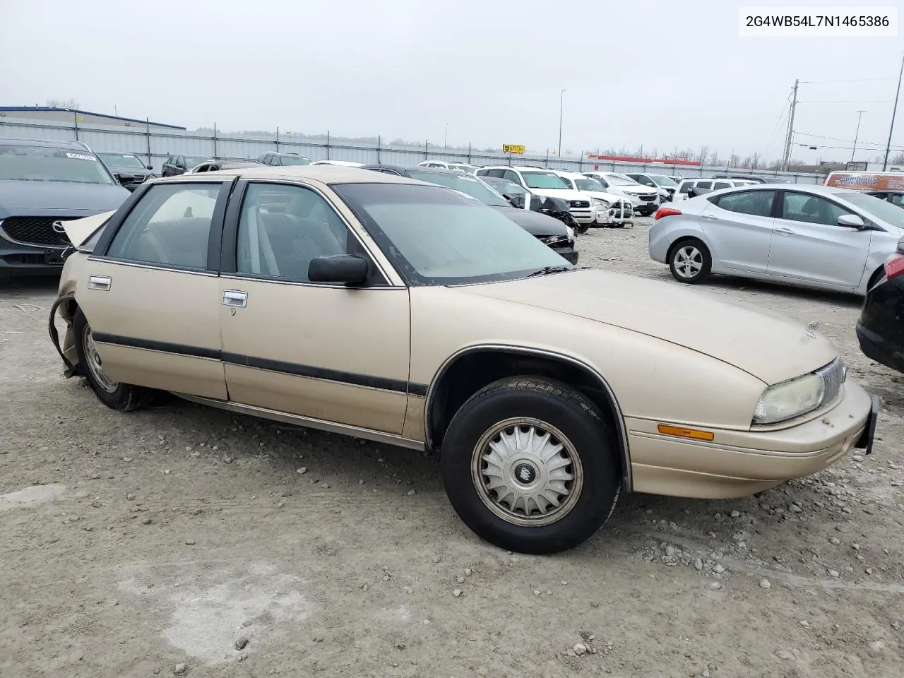 1992 Buick Regal Custom VIN: 2G4WB54L7N1465386 Lot: 45356894