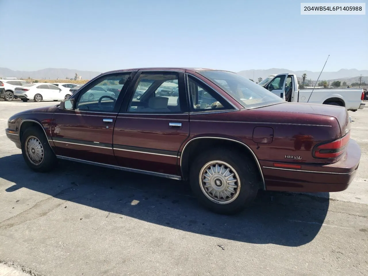 1993 Buick Regal Custom VIN: 2G4WB54L6P1405988 Lot: 61566844