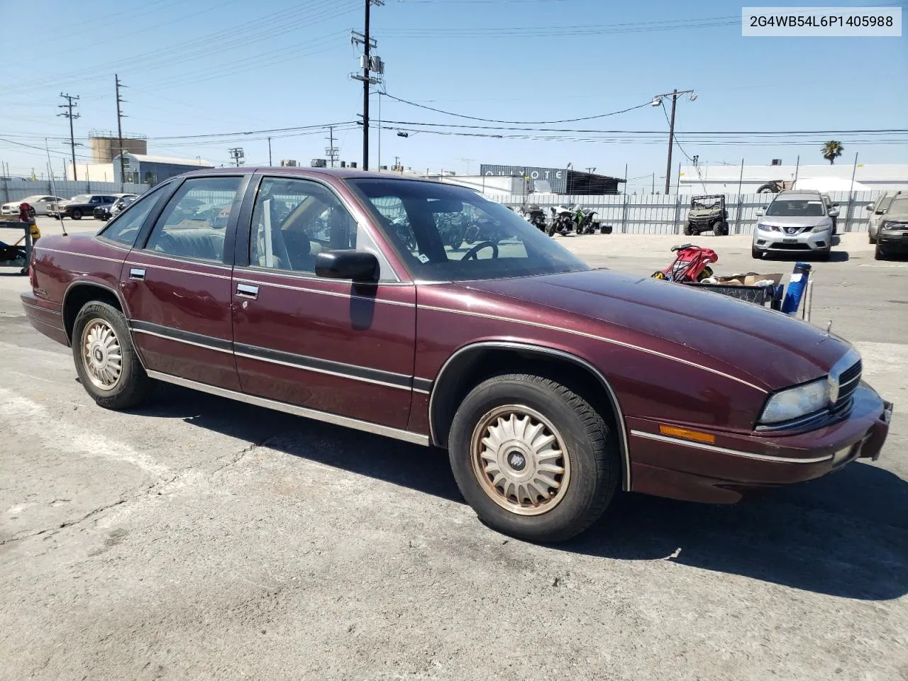 1993 Buick Regal Custom VIN: 2G4WB54L6P1405988 Lot: 61566844