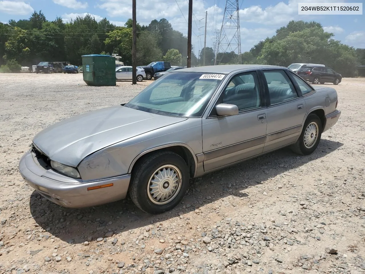 1996 Buick Regal Custom VIN: 2G4WB52K1T1520602 Lot: 60334474