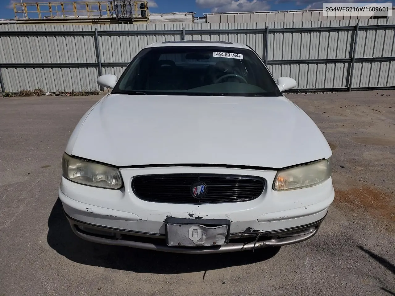 1998 Buick Regal Gs VIN: 2G4WF5216W1609601 Lot: 49550194