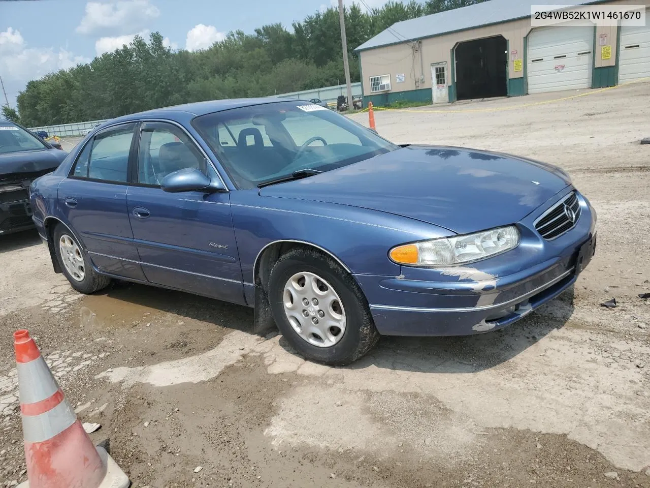 1998 Buick Regal Ls VIN: 2G4WB52K1W1461670 Lot: 62776304