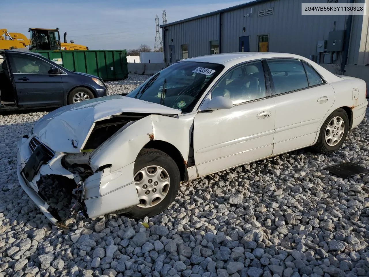 2000 Buick Regal Ls VIN: 2G4WB55K3Y1130328 Lot: 42452814