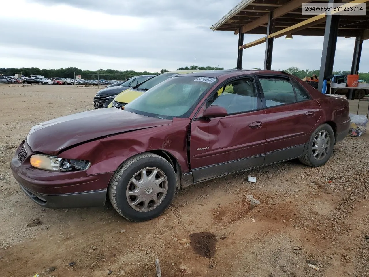 2000 Buick Regal Gs VIN: 2G4WF5513Y1233714 Lot: 51216894