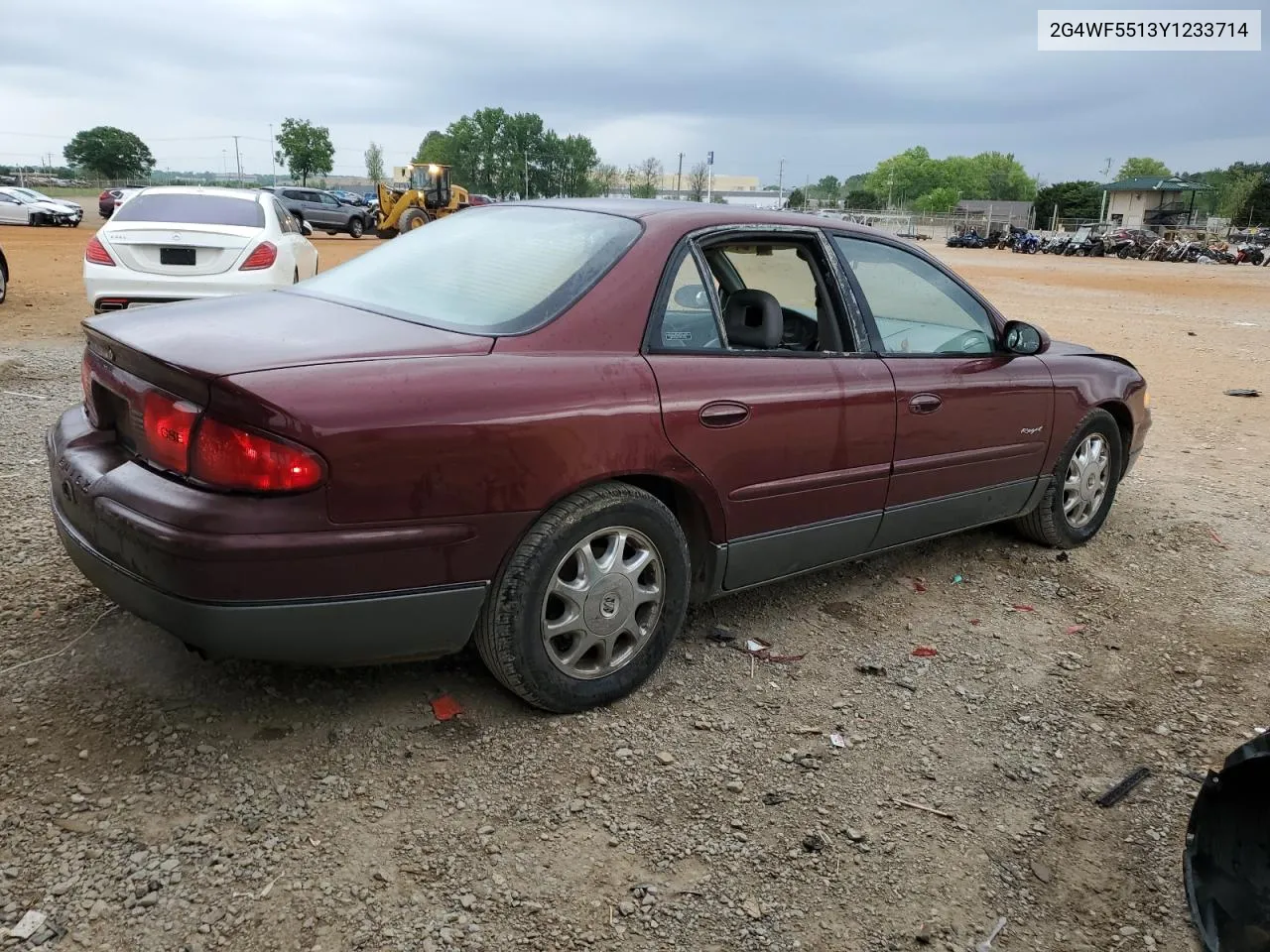 2000 Buick Regal Gs VIN: 2G4WF5513Y1233714 Lot: 51216894