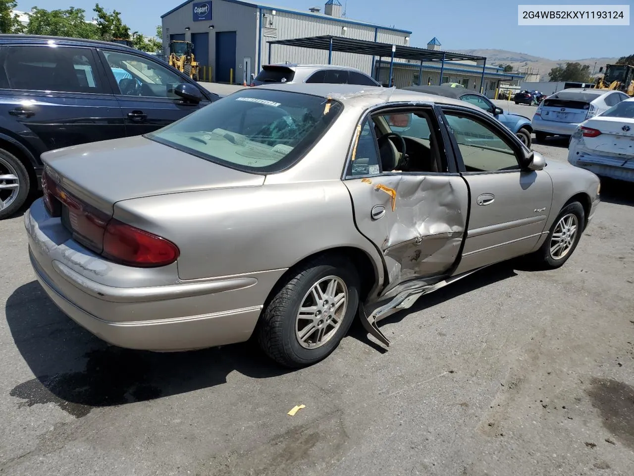 2000 Buick Regal Ls VIN: 2G4WB52KXY1193124 Lot: 55707664