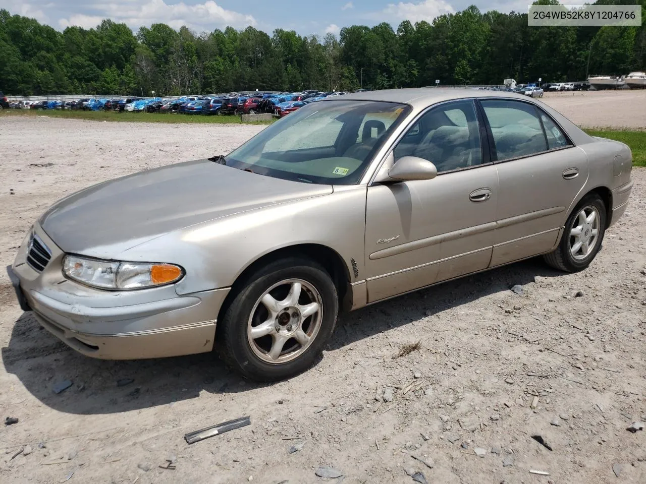 2000 Buick Regal Ls VIN: 2G4WB52K8Y1204766 Lot: 56007684