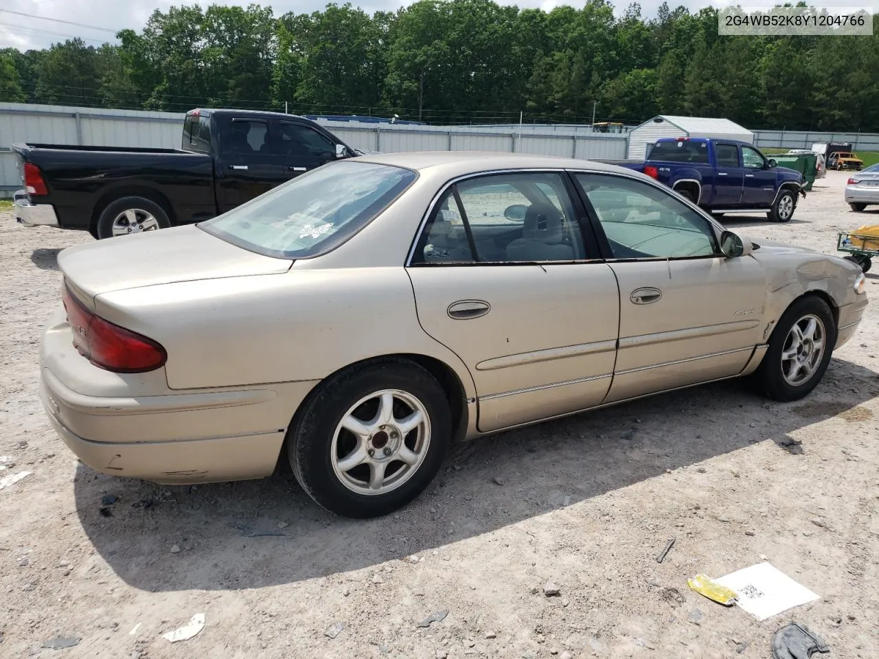 2000 Buick Regal Ls VIN: 2G4WB52K8Y1204766 Lot: 56007684