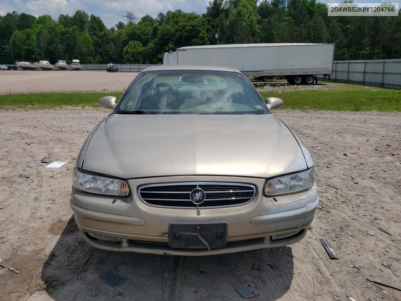 2000 Buick Regal Ls VIN: 2G4WB52K8Y1204766 Lot: 56007684