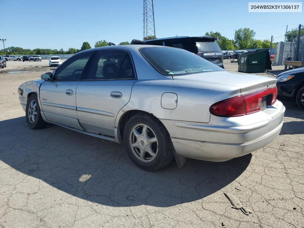 2000 Buick Regal Ls VIN: 2G4WB52K5Y1306137 Lot: 56048174