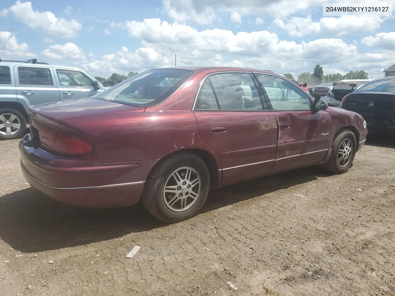 2000 Buick Regal Ls VIN: 2G4WB52K1Y1216127 Lot: 56331324