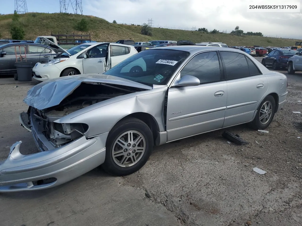 2000 Buick Regal Ls VIN: 2G4WB55K5Y1317909 Lot: 59725634