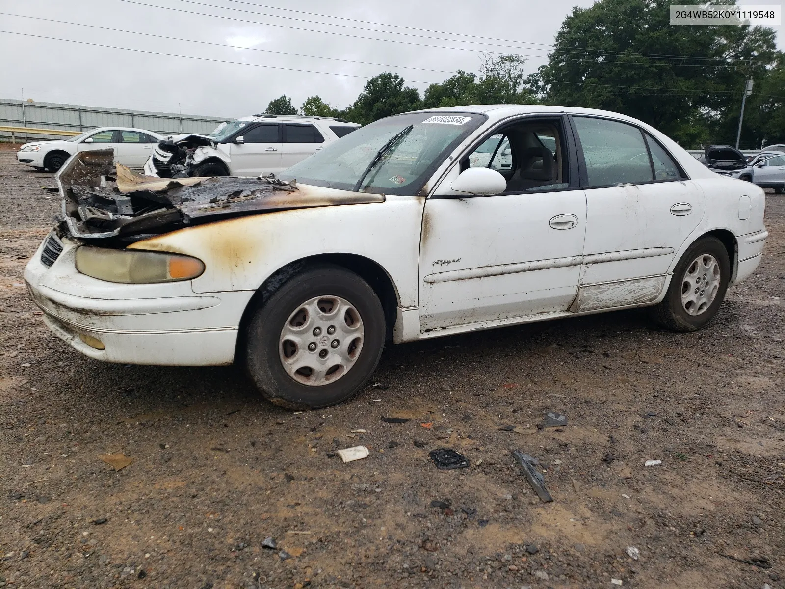 2000 Buick Regal Ls VIN: 2G4WB52K0Y1119548 Lot: 64482534