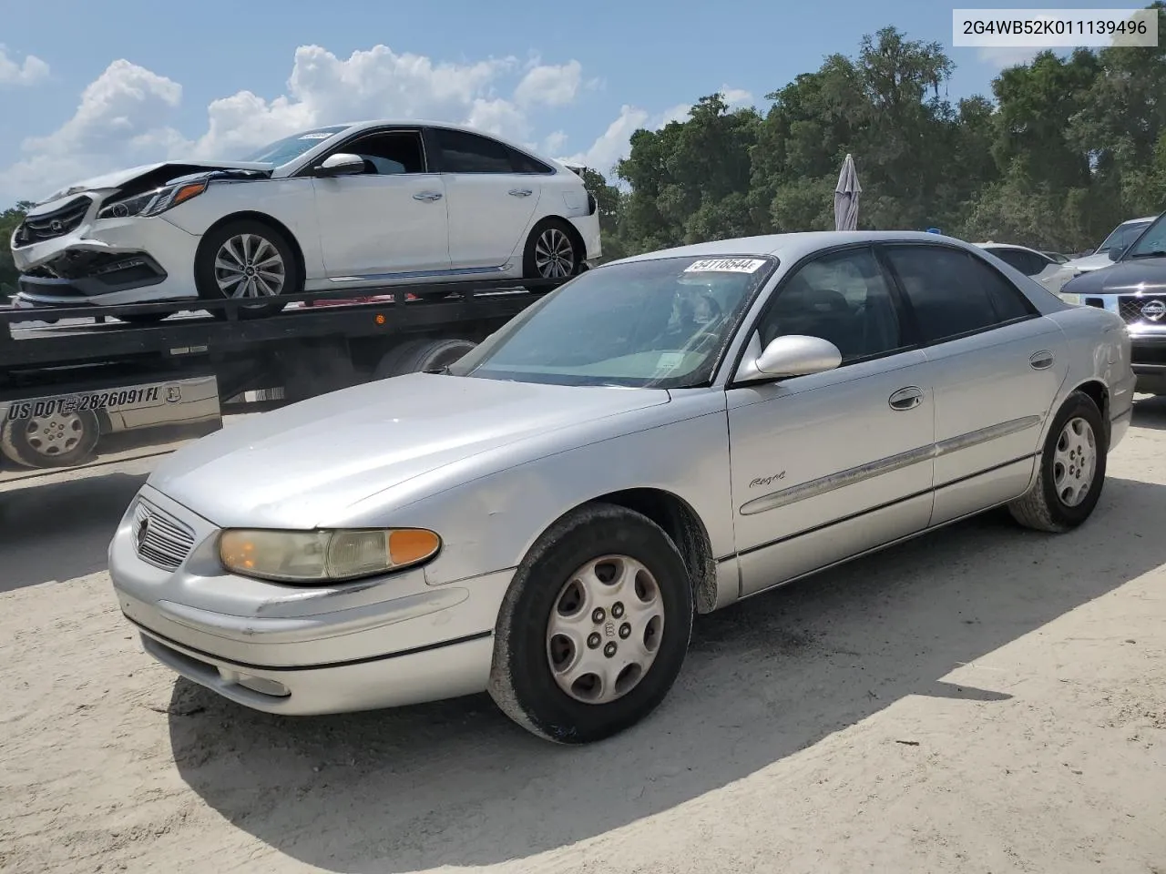 2001 Buick Regal Ls VIN: 2G4WB52K011139496 Lot: 54118544