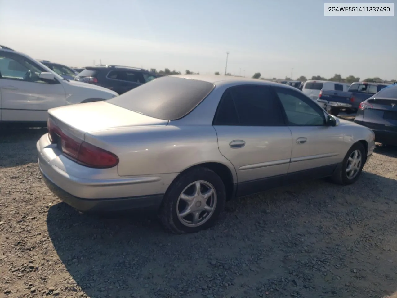 2001 Buick Regal Gs VIN: 2G4WF551411337490 Lot: 59540974