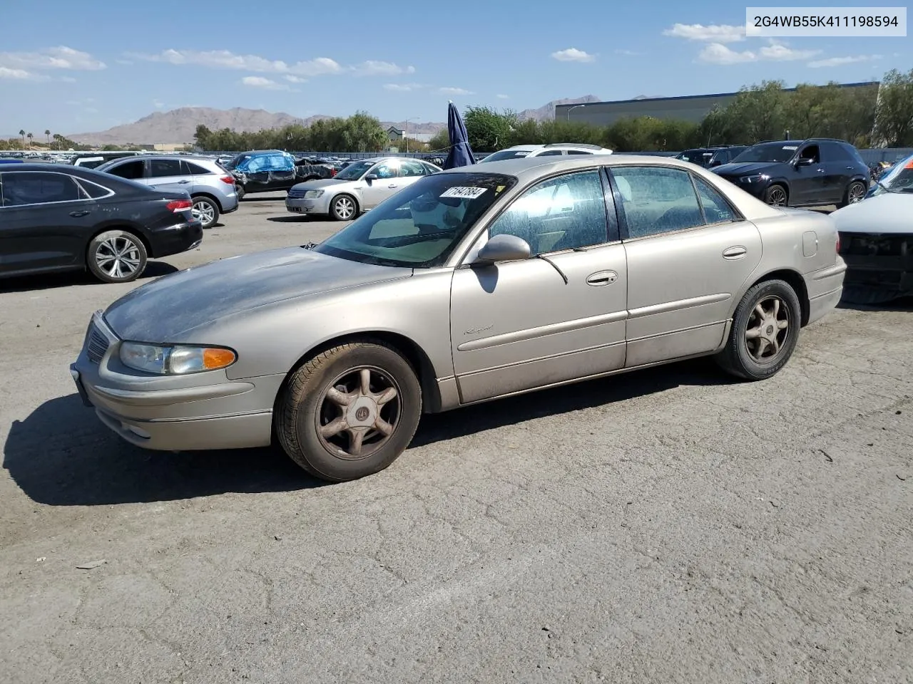 2G4WB55K411198594 2001 Buick Regal Ls