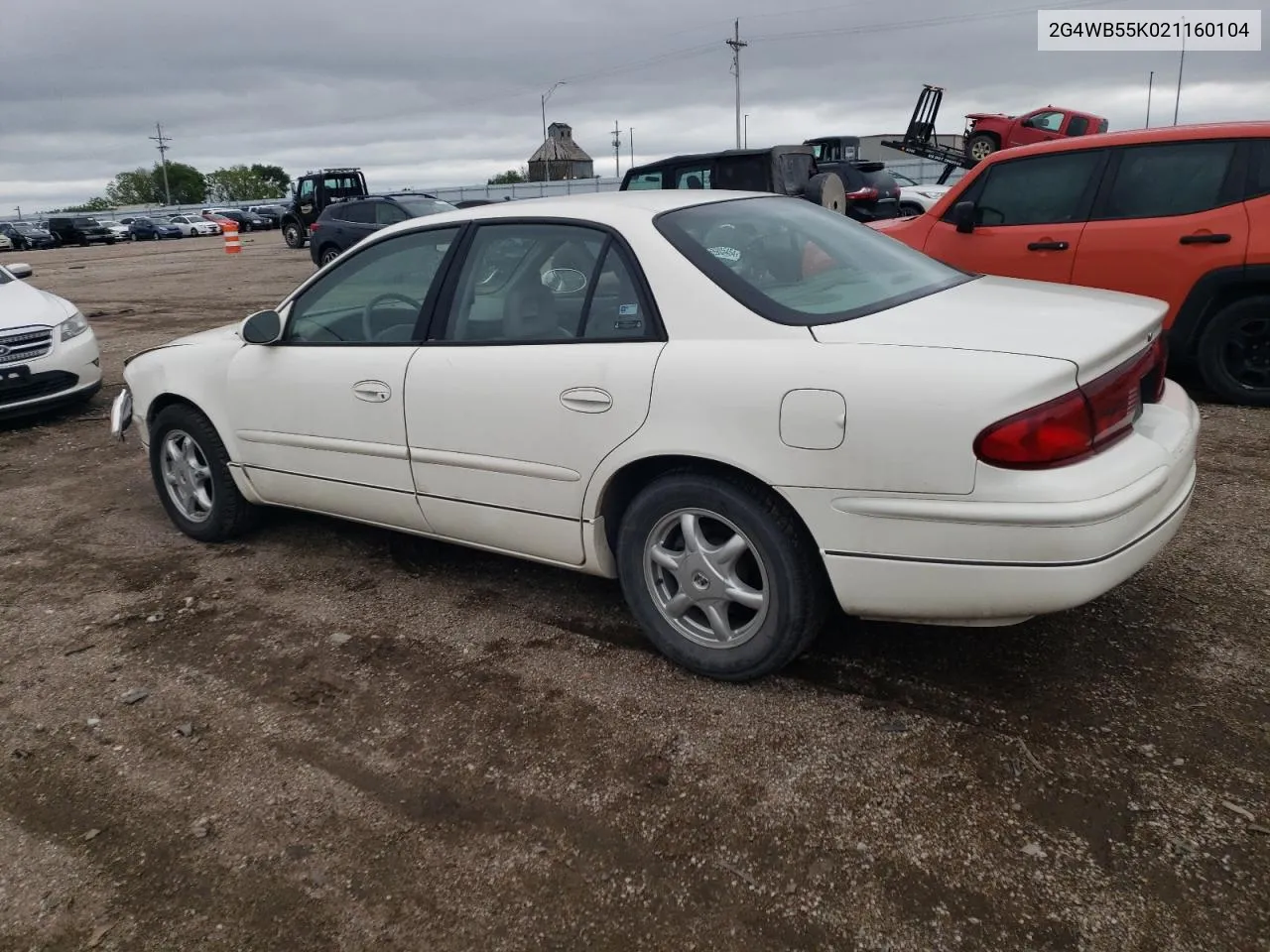 2002 Buick Regal Ls VIN: 2G4WB55K021160104 Lot: 56023124