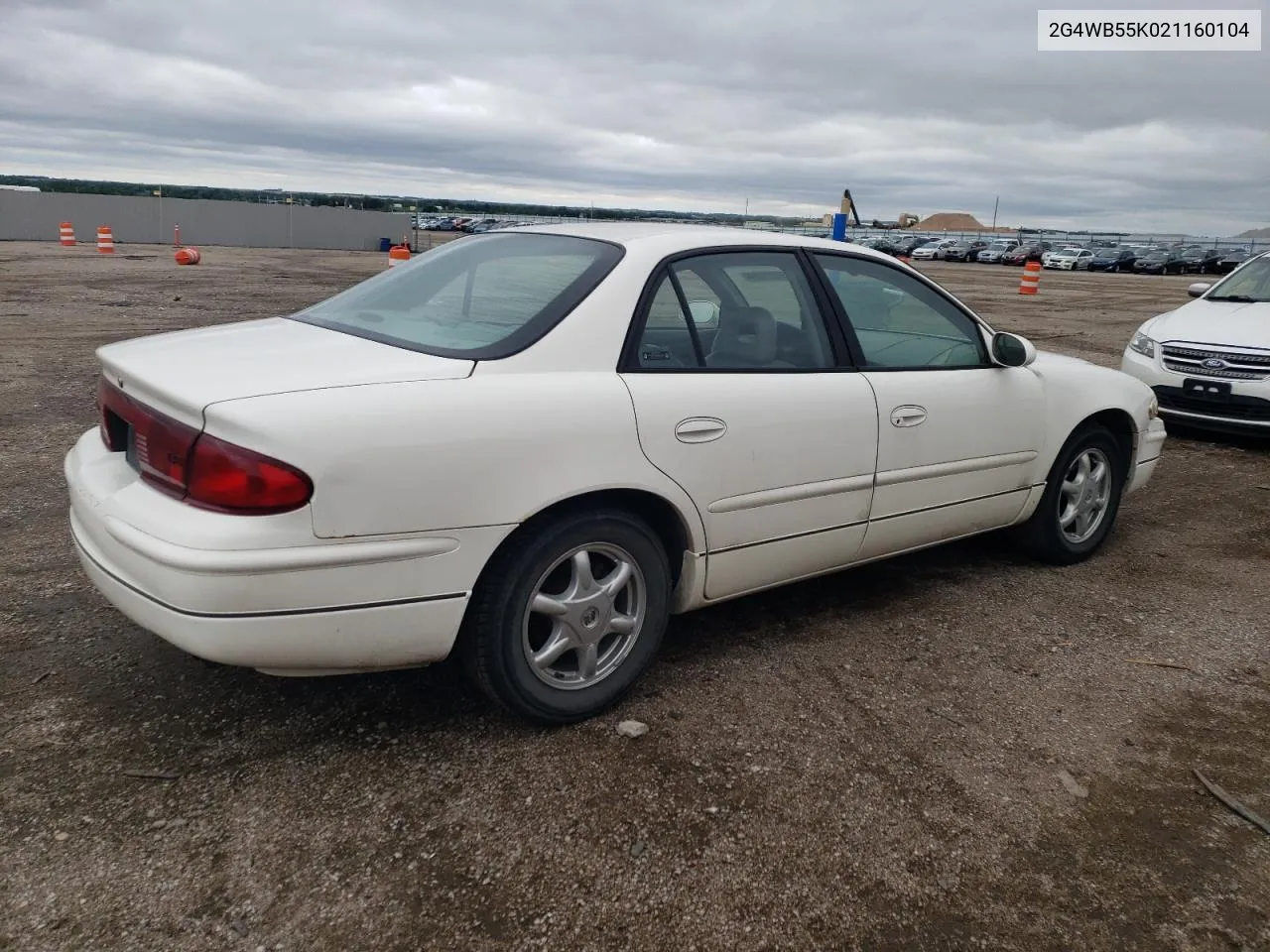 2002 Buick Regal Ls VIN: 2G4WB55K021160104 Lot: 56023124