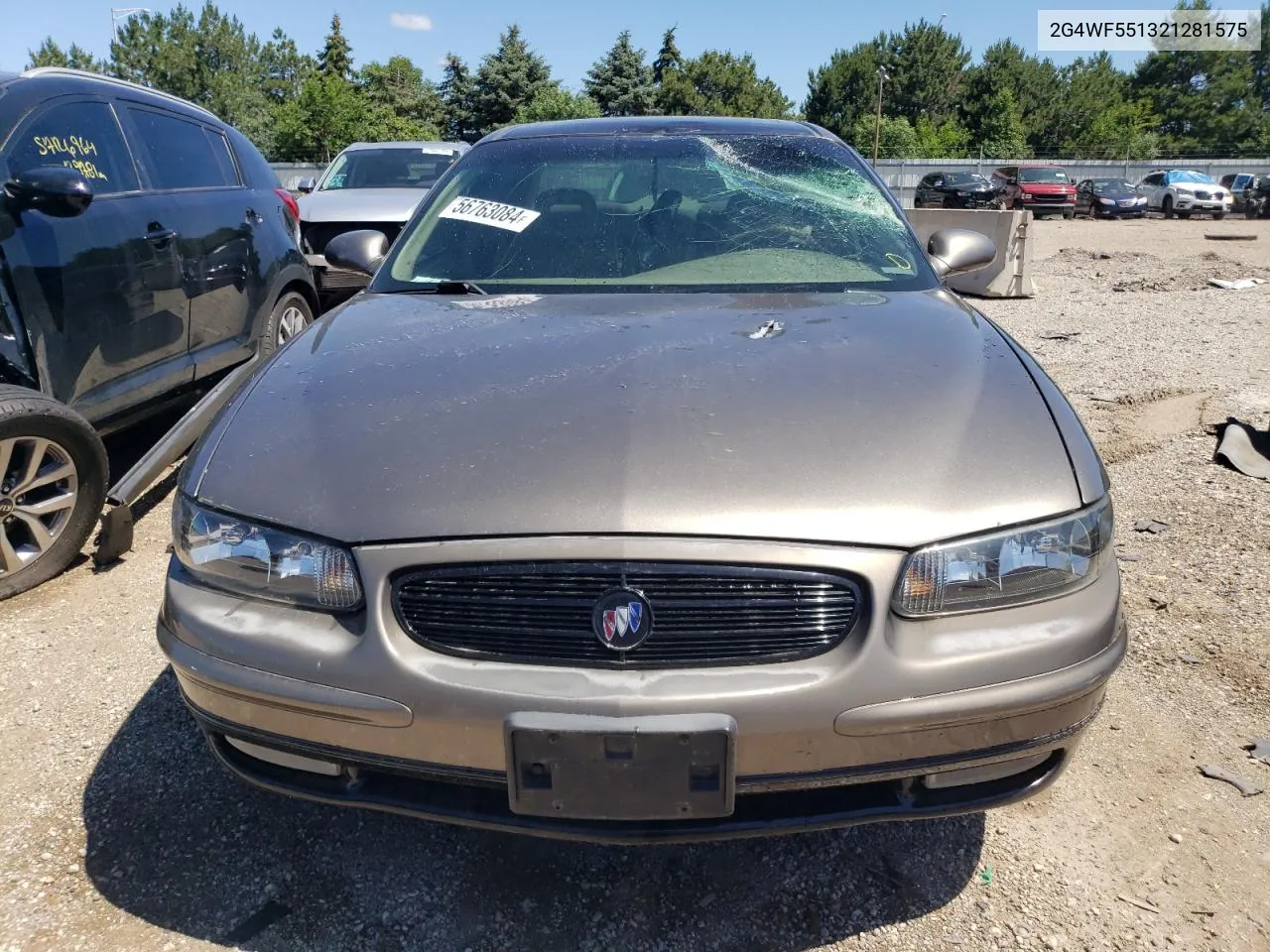 2002 Buick Regal Gs VIN: 2G4WF551321281575 Lot: 56763084