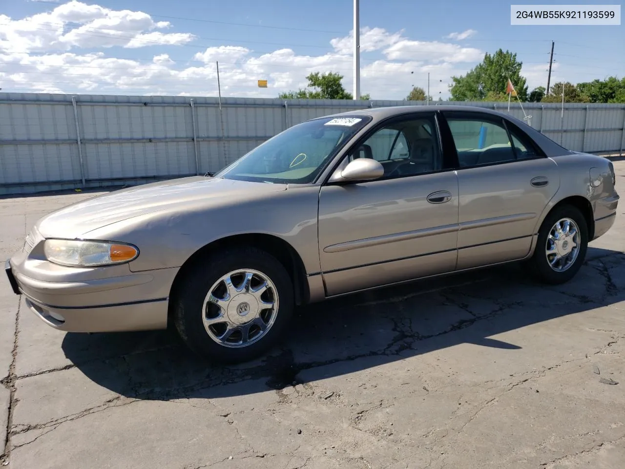 2002 Buick Regal Ls VIN: 2G4WB55K921193599 Lot: 59231184