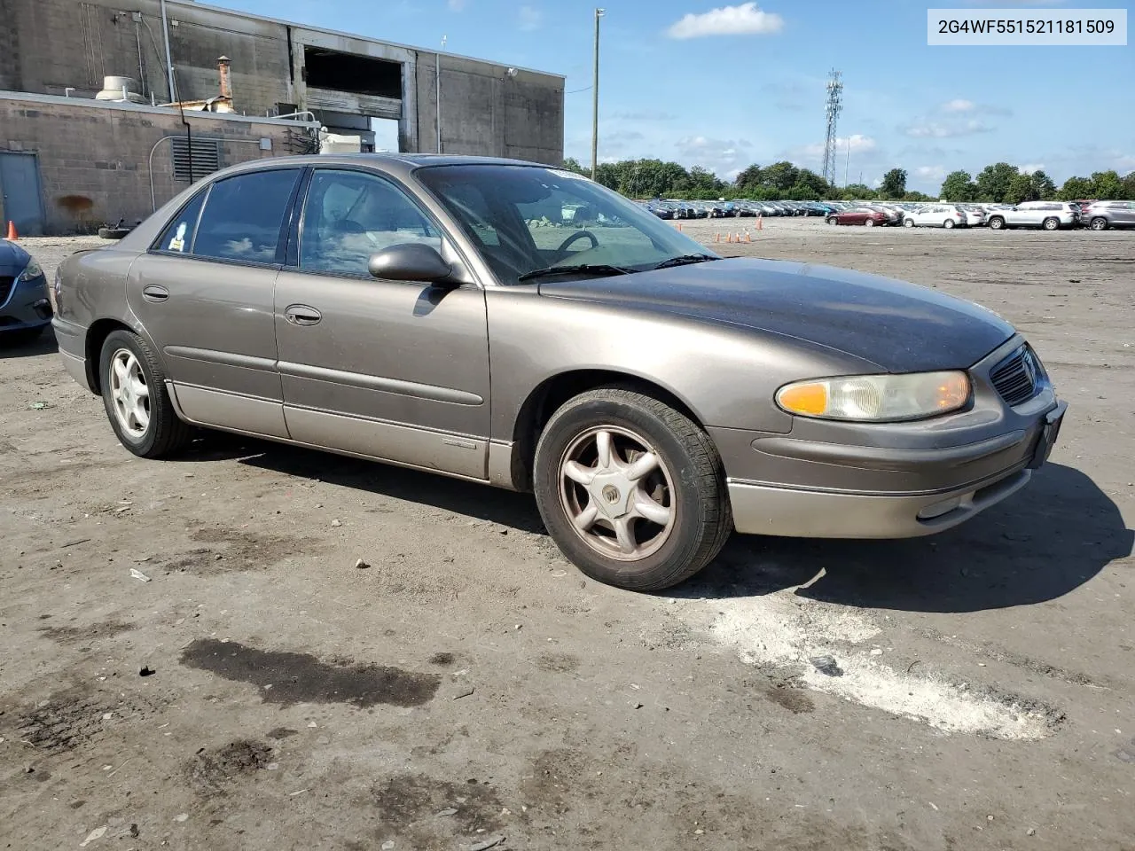 2002 Buick Regal Gs VIN: 2G4WF551521181509 Lot: 70599994