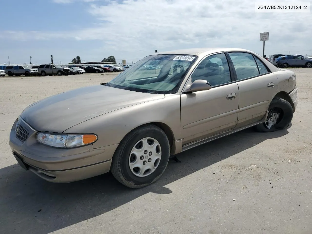 2003 Buick Regal Ls VIN: 2G4WB52K131212412 Lot: 52228694