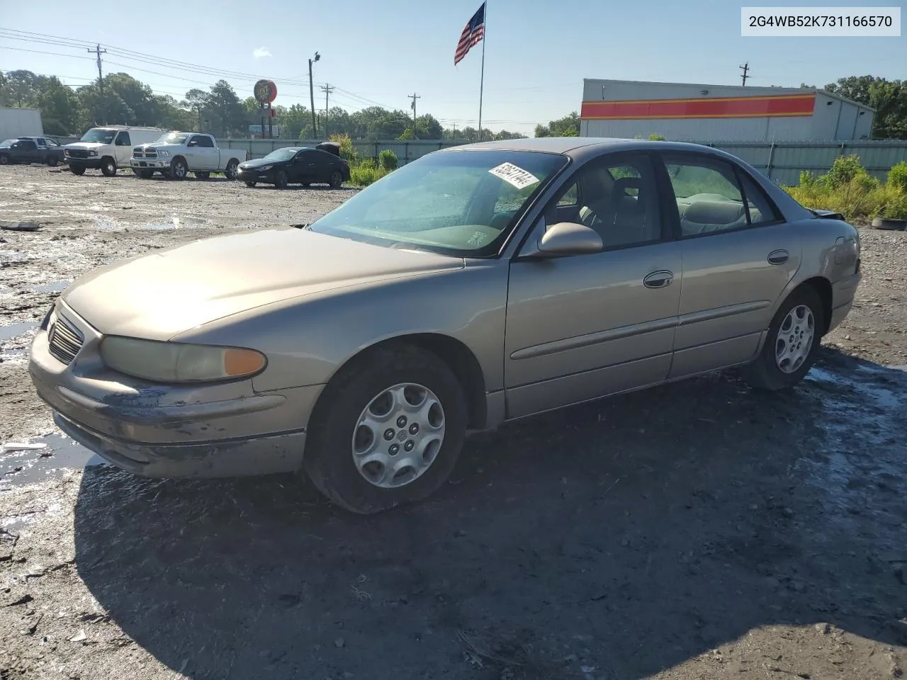 2003 Buick Regal Ls VIN: 2G4WB52K731166570 Lot: 53647744