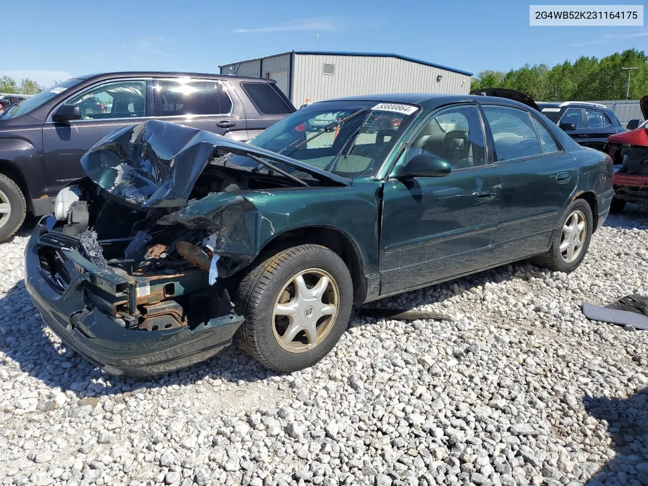 2003 Buick Regal Ls VIN: 2G4WB52K231164175 Lot: 53800864