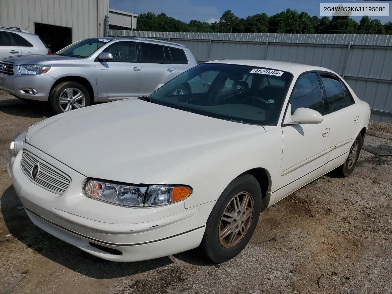 2003 Buick Regal Ls VIN: 2G4WB52K631195686 Lot: 56340364