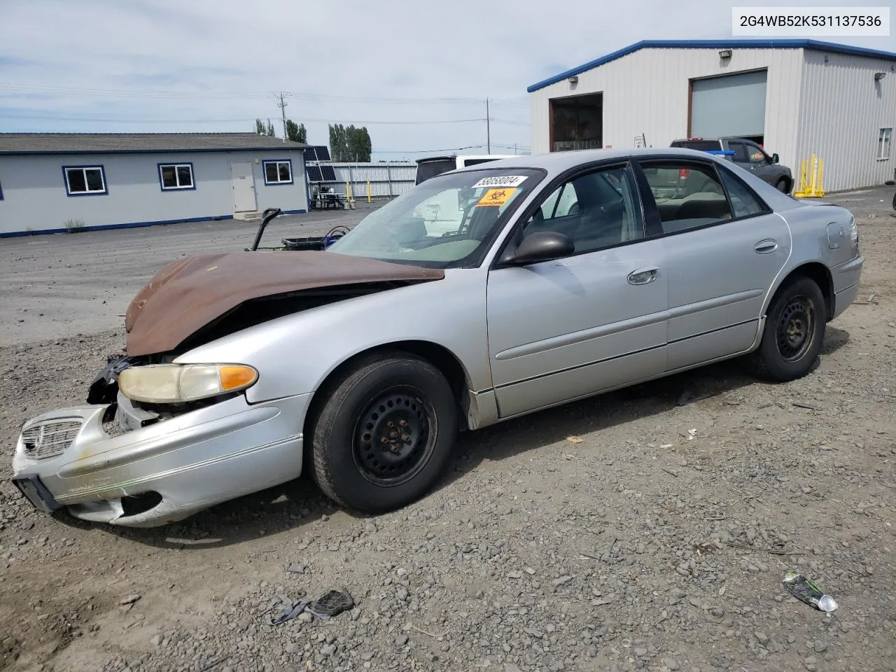 2003 Buick Regal Ls VIN: 2G4WB52K531137536 Lot: 58058004