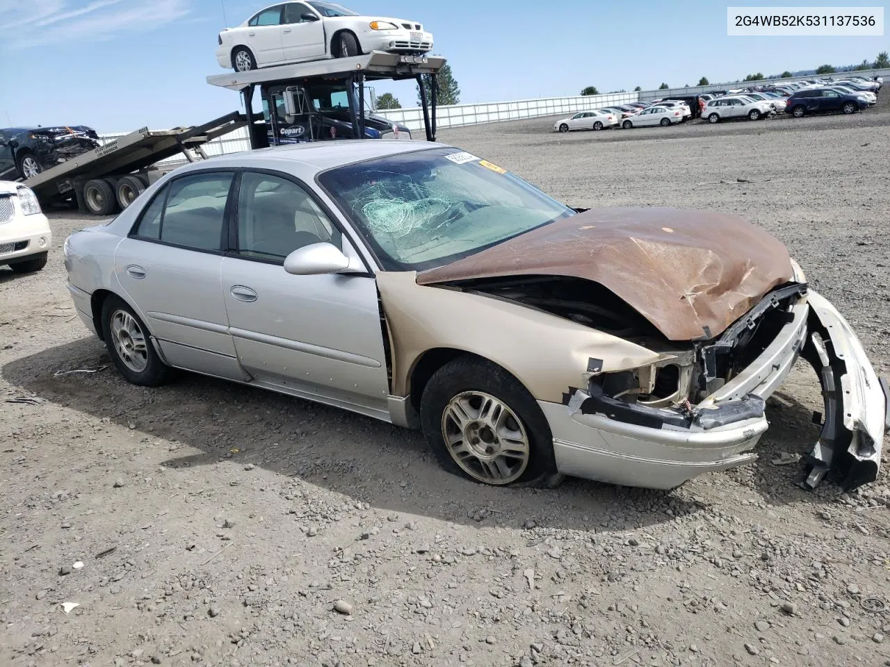 2003 Buick Regal Ls VIN: 2G4WB52K531137536 Lot: 58058004