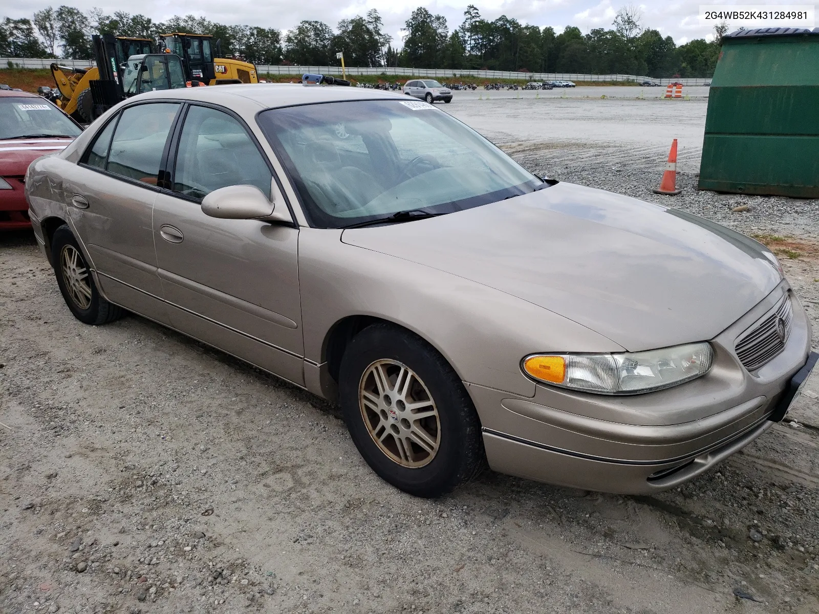 2003 Buick Regal Ls VIN: 2G4WB52K431284981 Lot: 62914884