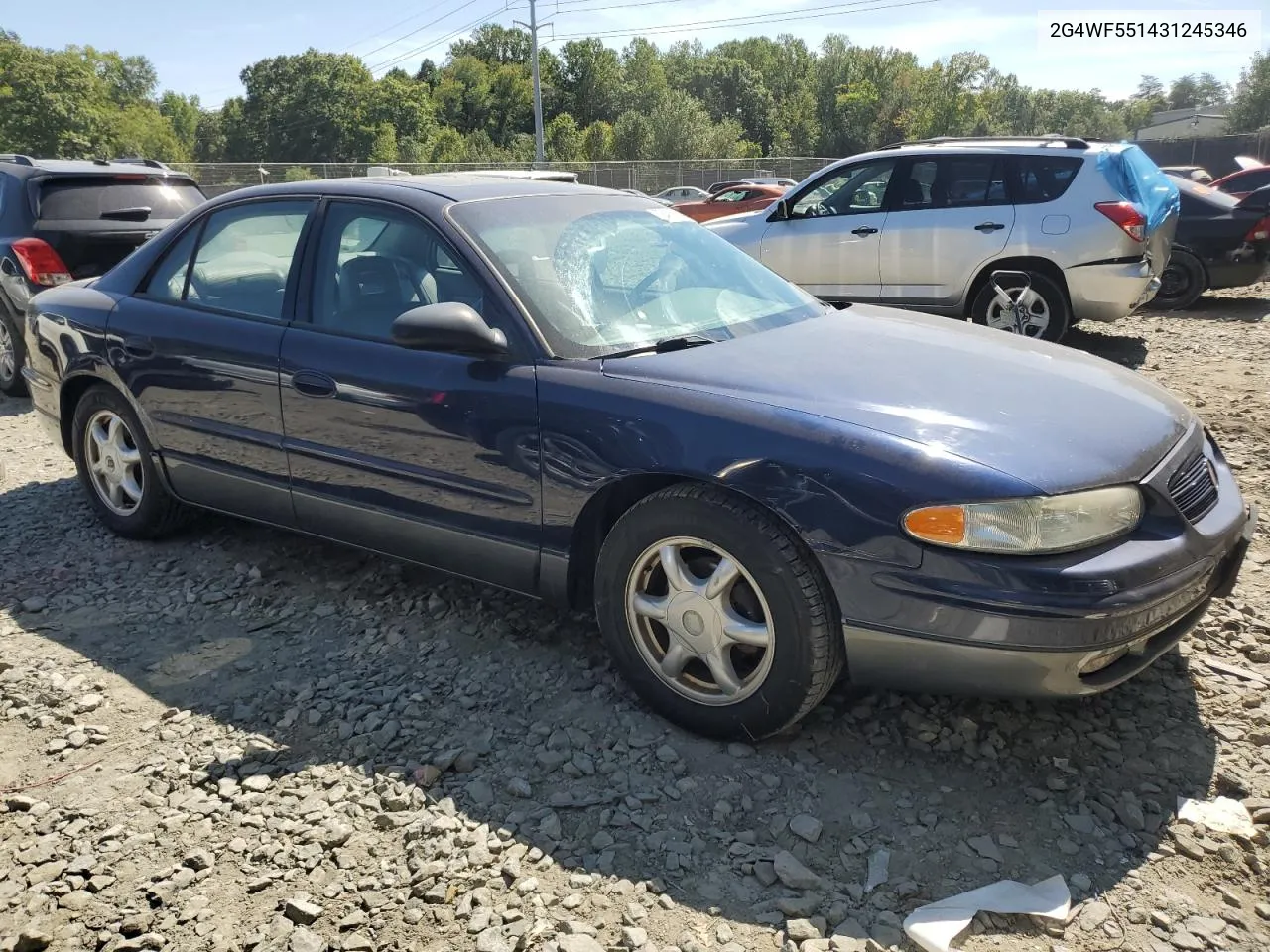 2003 Buick Regal Gs VIN: 2G4WF551431245346 Lot: 70471534