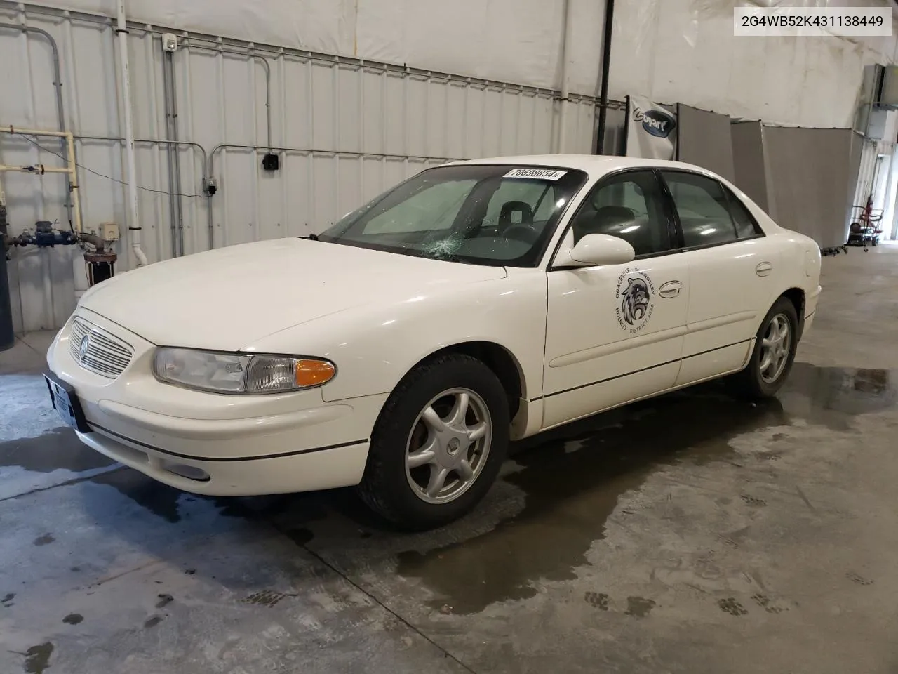 2003 Buick Regal Ls VIN: 2G4WB52K431138449 Lot: 70698054