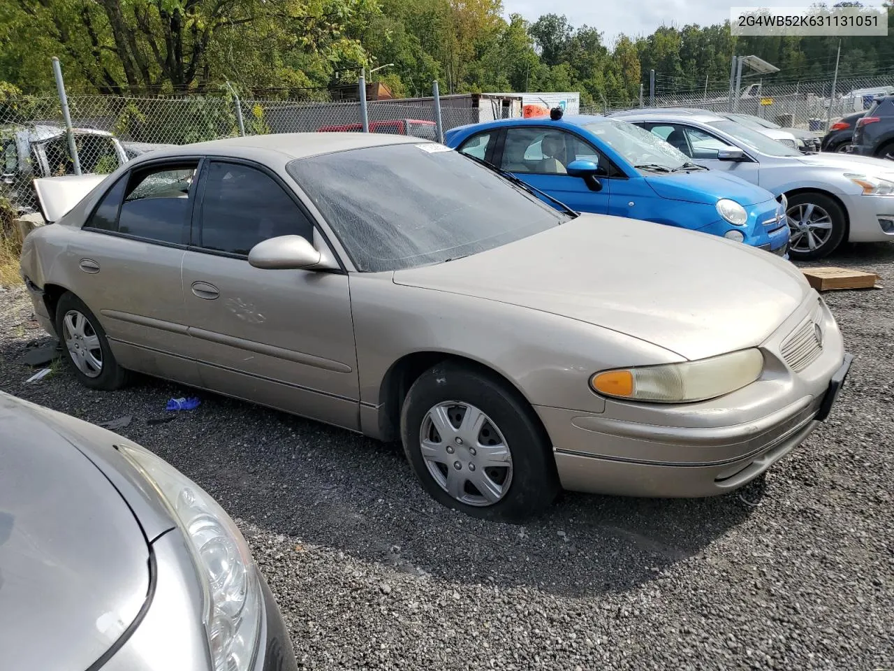 2003 Buick Regal Ls VIN: 2G4WB52K631131051 Lot: 71238634