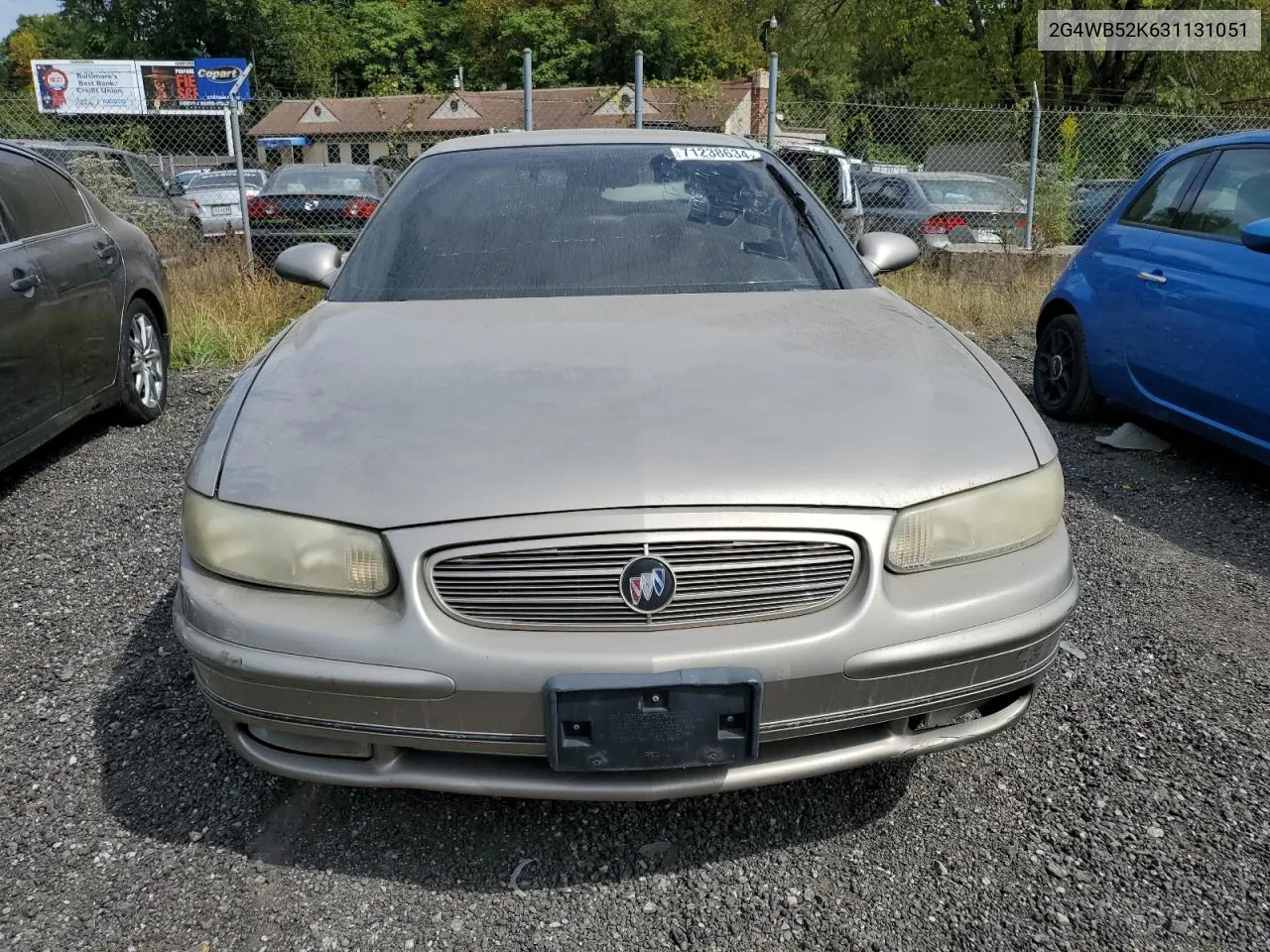 2003 Buick Regal Ls VIN: 2G4WB52K631131051 Lot: 71238634