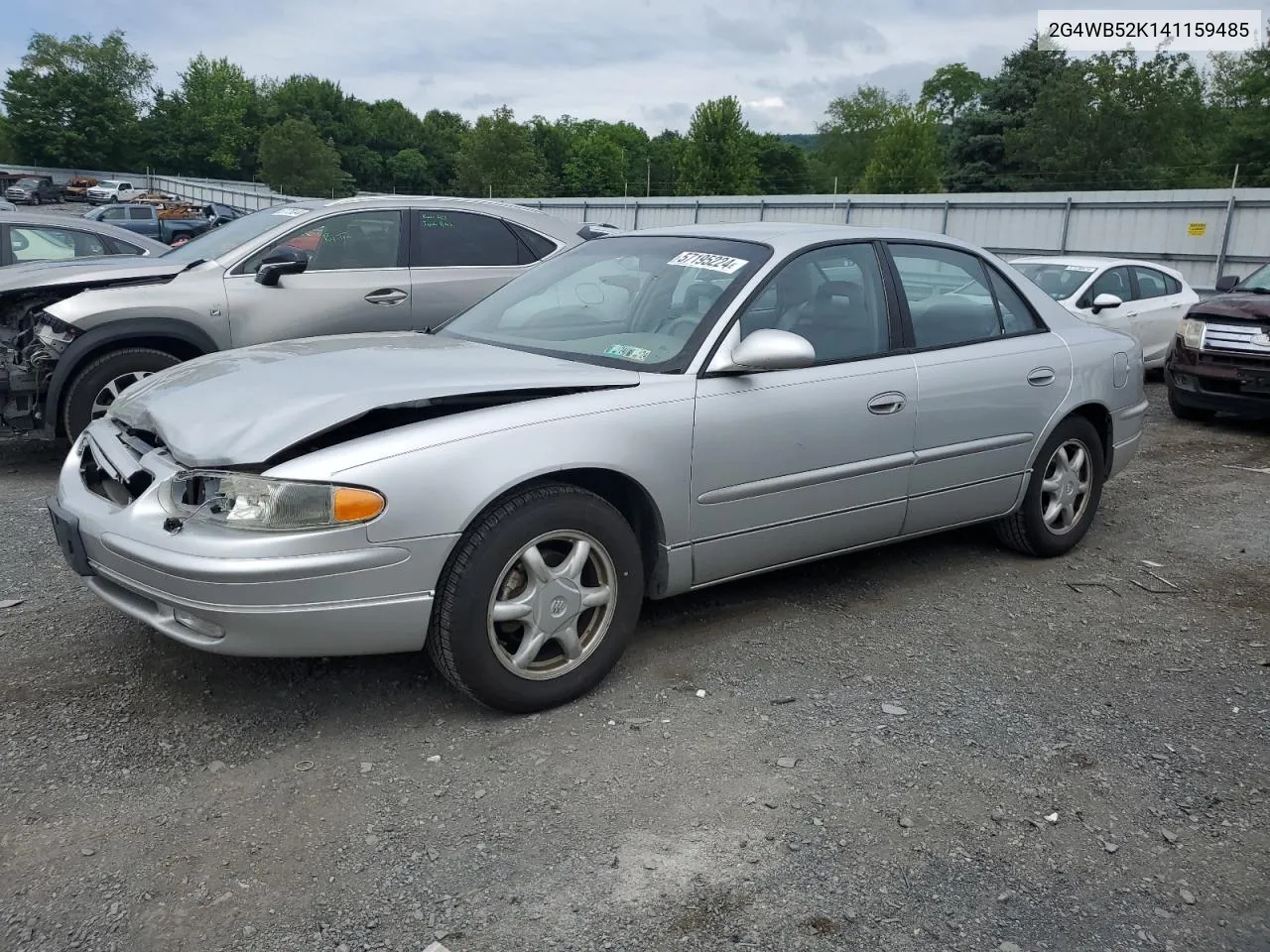 2004 Buick Regal Ls VIN: 2G4WB52K141159485 Lot: 57195224