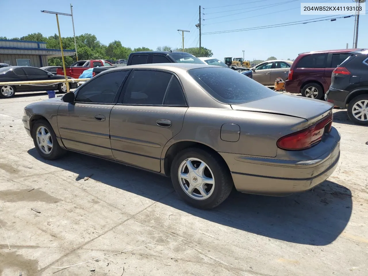 2004 Buick Regal Ls VIN: 2G4WB52KX41193103 Lot: 58137534