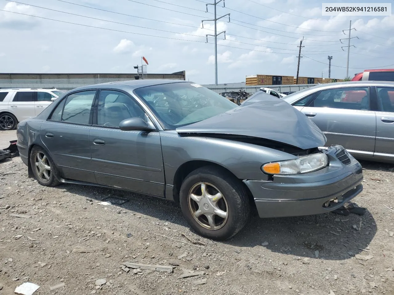 2004 Buick Regal Ls VIN: 2G4WB52K941216581 Lot: 59226574