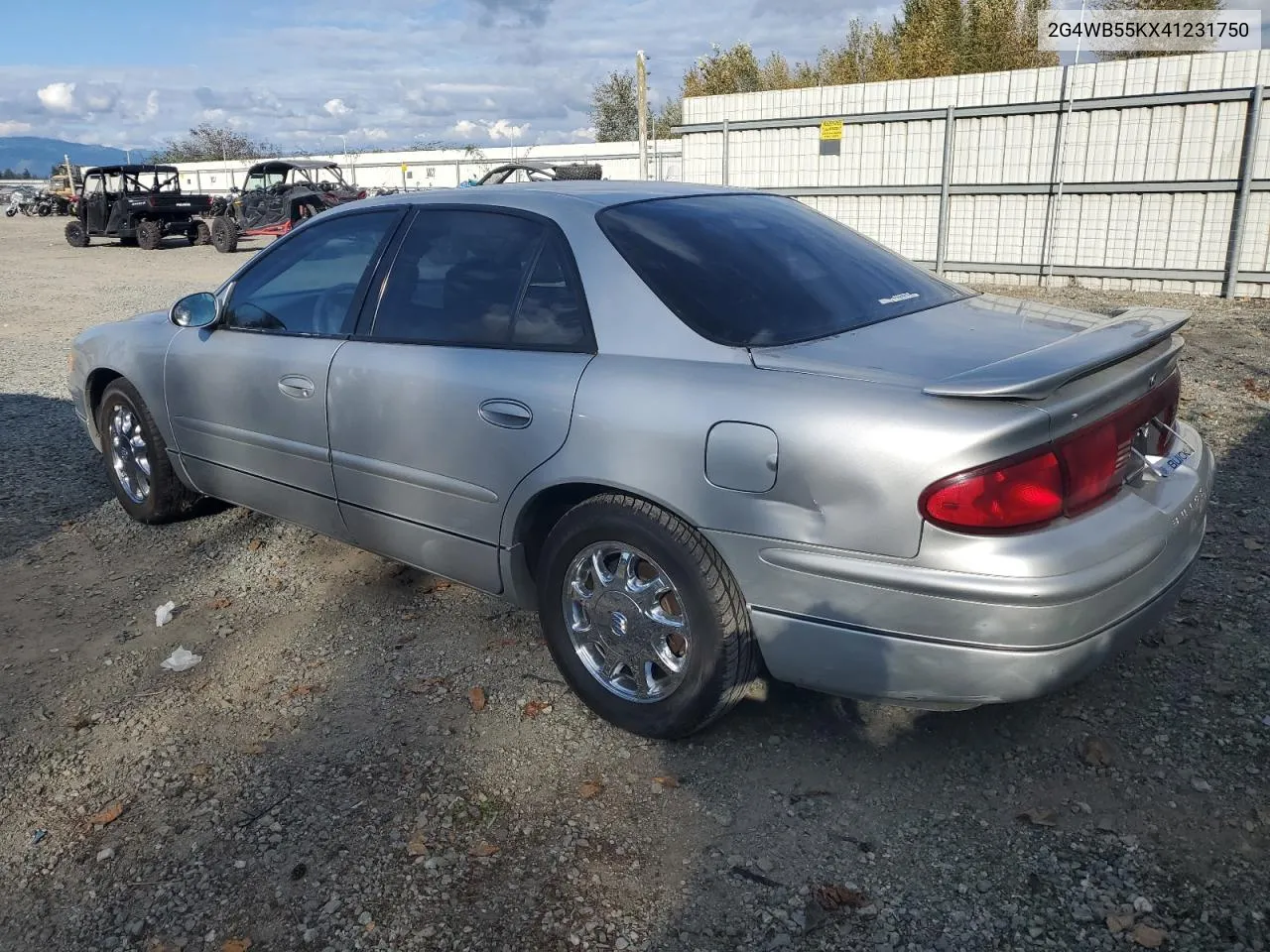 2004 Buick Regal Ls VIN: 2G4WB55KX41231750 Lot: 72286704