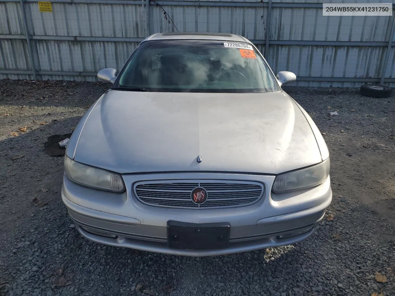 2004 Buick Regal Ls VIN: 2G4WB55KX41231750 Lot: 72286704