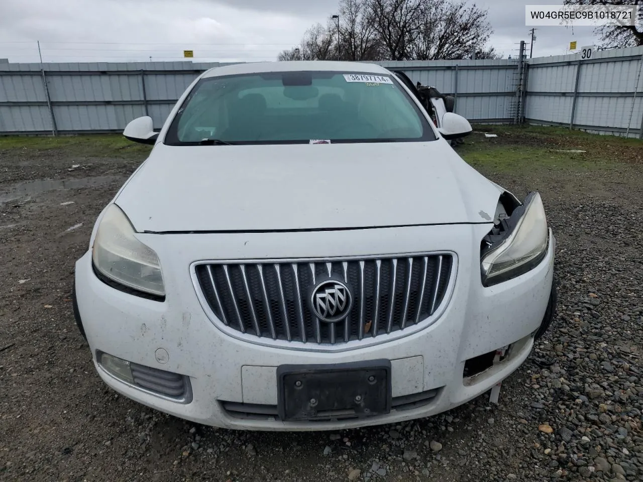 2011 Buick Regal Cxl VIN: W04GR5EC9B1018721 Lot: 38797714