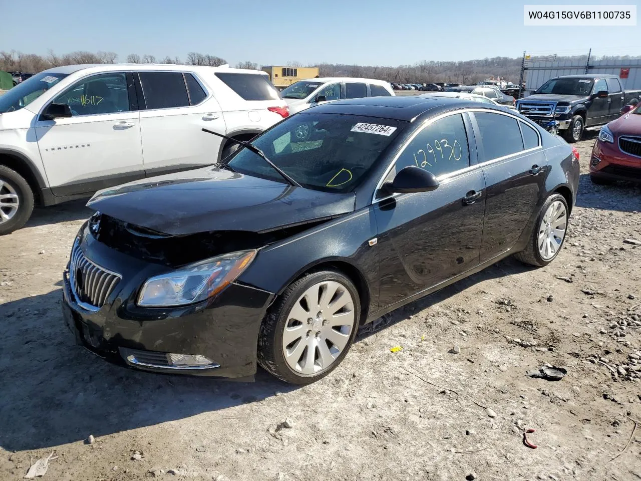 W04G15GV6B1100735 2011 Buick Regal Cxl