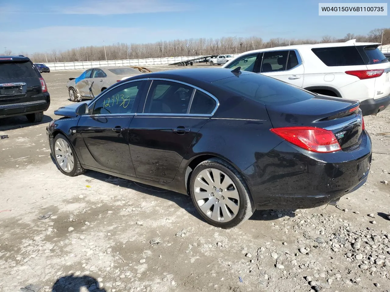 W04G15GV6B1100735 2011 Buick Regal Cxl