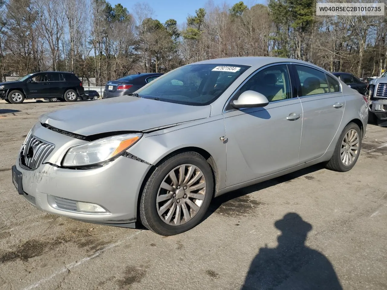 W04GR5EC2B1010735 2011 Buick Regal Cxl