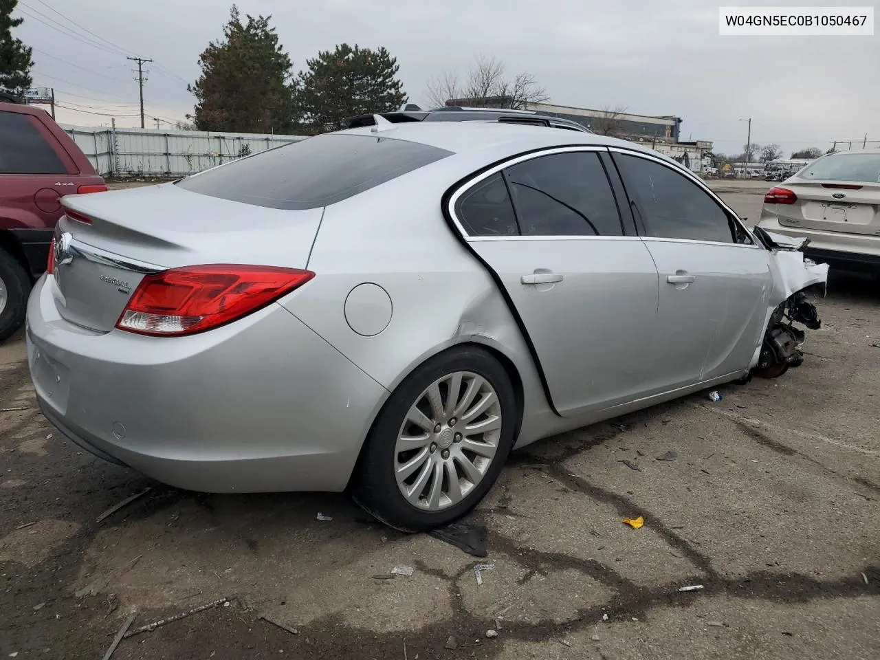 2011 Buick Regal Cxl VIN: W04GN5EC0B1050467 Lot: 43432514