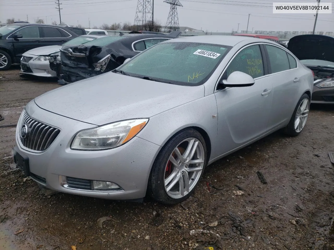 2011 Buick Regal Cxl VIN: W04GV5EV8B1092144 Lot: 48631834