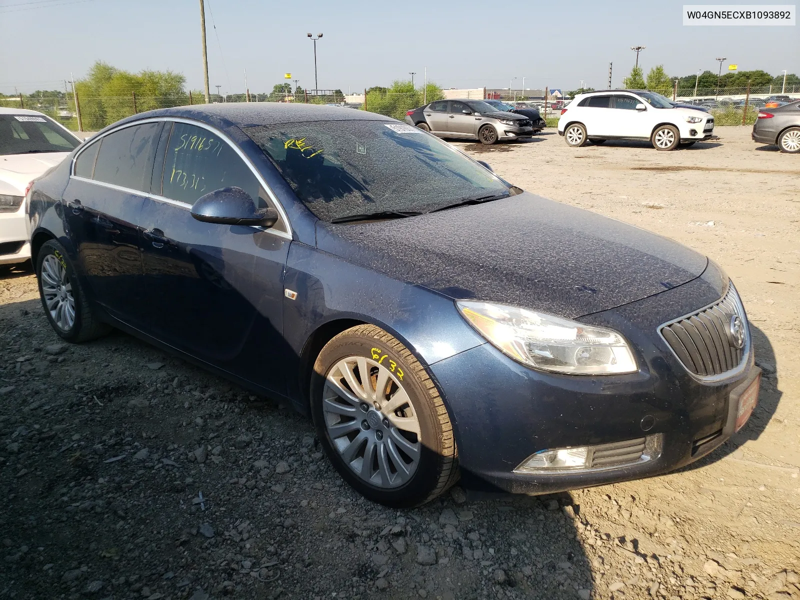 W04GN5ECXB1093892 2011 Buick Regal Cxl